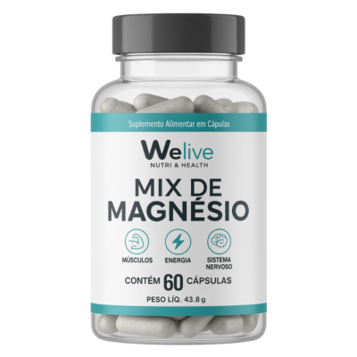 Mix de Magnésio - suplemento WE LIVE