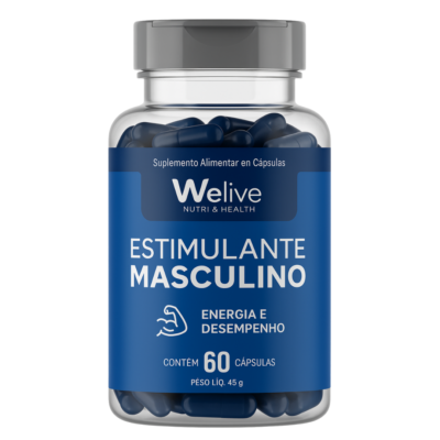 Estimulante Masculino - suplemento WE LIVE