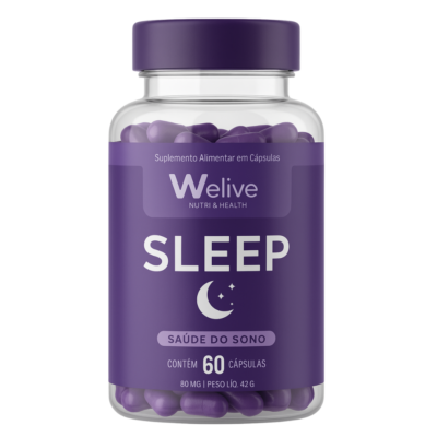 Sleep - suplemento WE LIVE para apoio ao sono