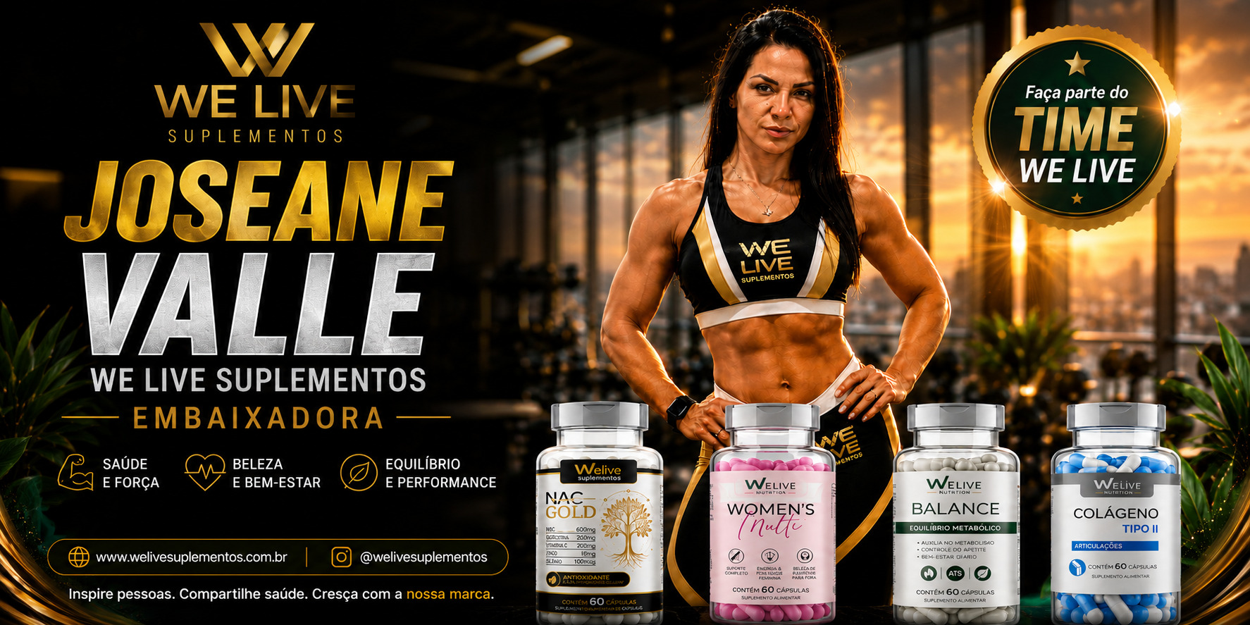 Bem-vinda, Joseane Valle: a mais nova embaixadora da WE LIVE
