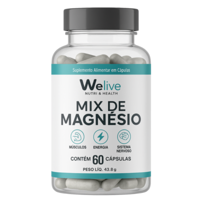 Mix de Magnésio - suplemento WE LIVE
