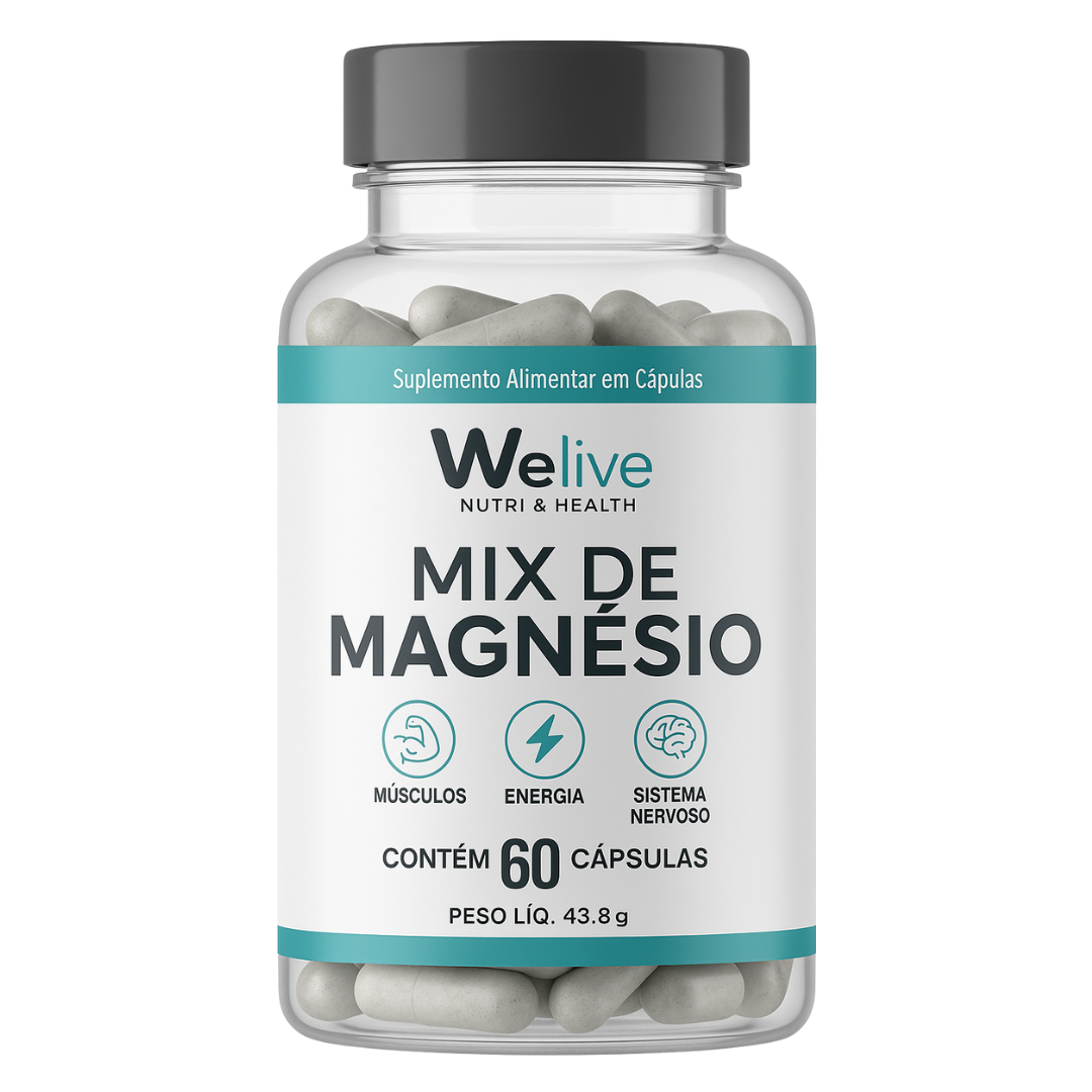 Mix de Magnésio - suplemento WE LIVE