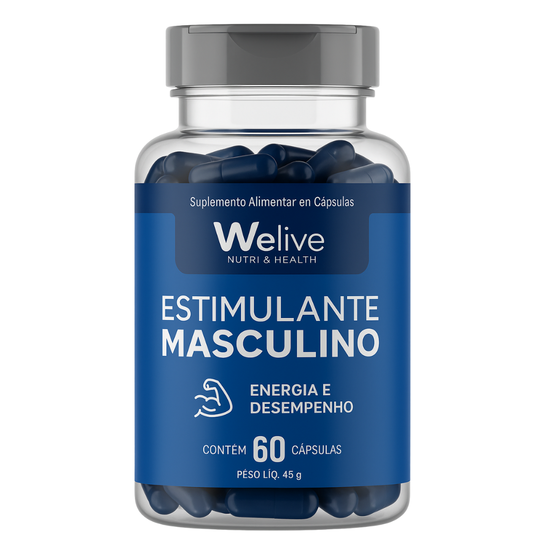 Estimulante Masculino - suplemento WE LIVE