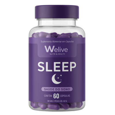 Sleep - suplemento WE LIVE para apoio ao sono